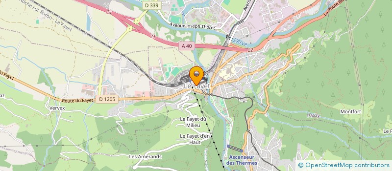 localisation de l'entreprise MADAME JOCELYNE ARNAUD  SAINT-GERVAIS-LES-BAINS