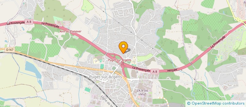 localisation de l'entreprise MADAME JOCELYNE ATMADJIAN à PUGET-SUR-ARGENS