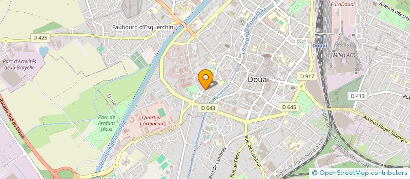 localisation de l'entreprise MADAME JOCELYNE BAERT  DOUAI