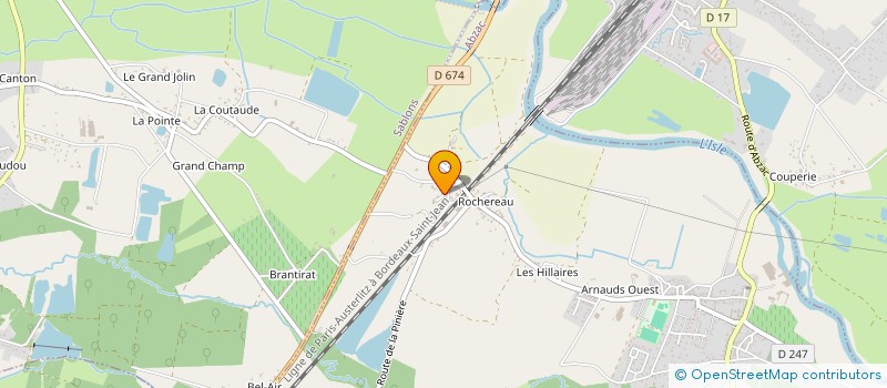 localisation de l'entreprise MADAME JOCELYNE BALLON à ABZAC