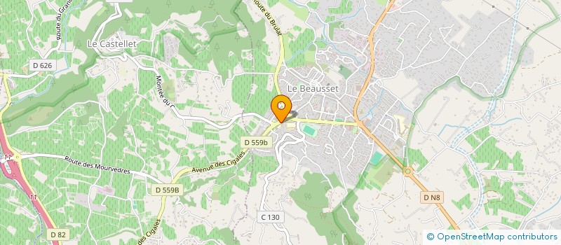 localisation de l'entreprise MADAME JOCELYNE BARBATO  LE BEAUSSET