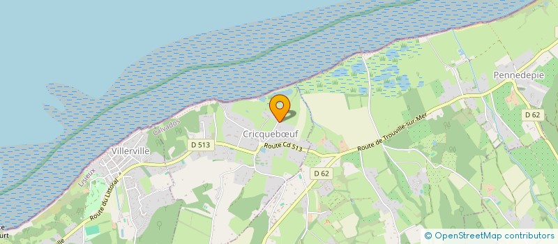 localisation de l'entreprise MADAME JOCELYNE BAULON  CRICQUEBOEUF