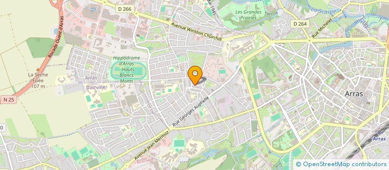 localisation de l'entreprise MADAME JOCELYNE BAYART à ARRAS