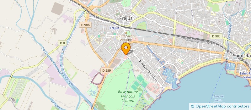 localisation de l'entreprise MADAME JOCELYNE BEGUINOT à FREJUS