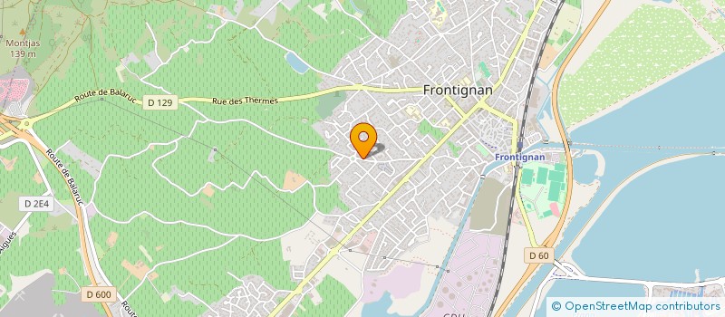 localisation de l'entreprise MADAME JOCELYNE BEJUY à FRONTIGNAN