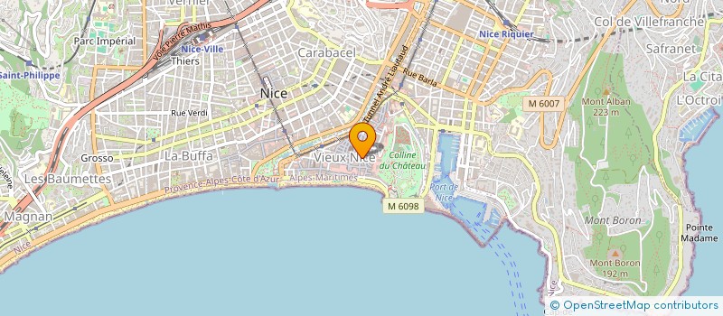 localisation de l'entreprise MADAME JOCELYNE BERGONZI à NICE
