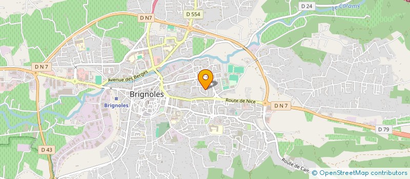 localisation de l'entreprise MADAME JOCELYNE BERNASSE  BRIGNOLES