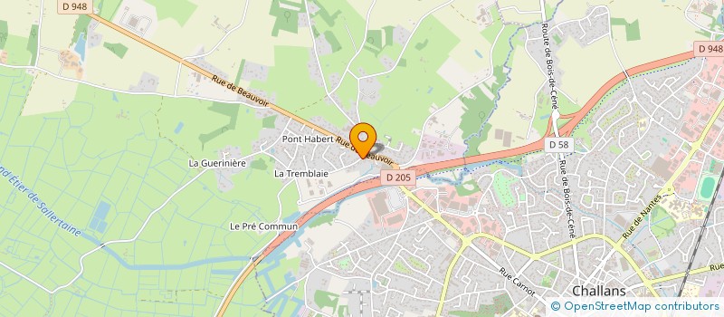 localisation de l'entreprise MADAME JOCELYNE BESSEAU à SALLERTAINE