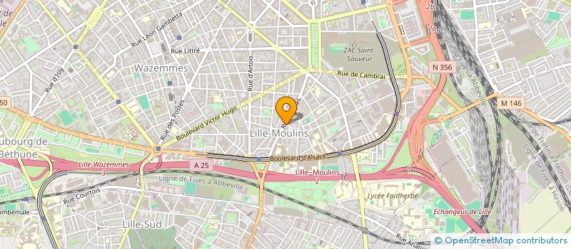 localisation de l'entreprise MADAME JOCELYNE BETITO  LILLE