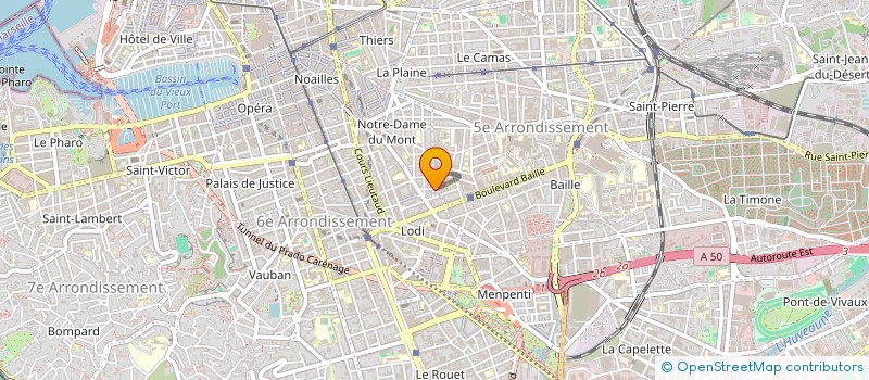 localisation de l'entreprise MADAME JOCELYNE BIEOU à MARSEILLE