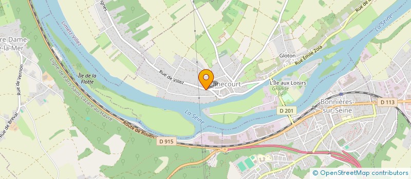 localisation de l'entreprise MADAME JOCELYNE BIGOT  BENNECOURT