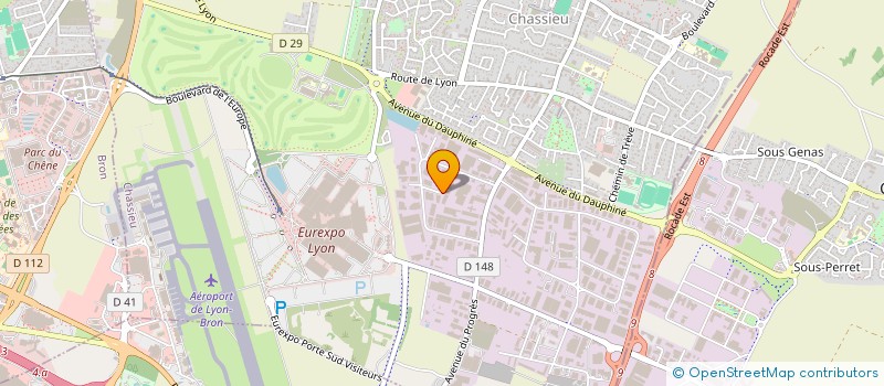 localisation de l'entreprise MADAME JOCELYNE BOCCASSINO  CHASSIEU