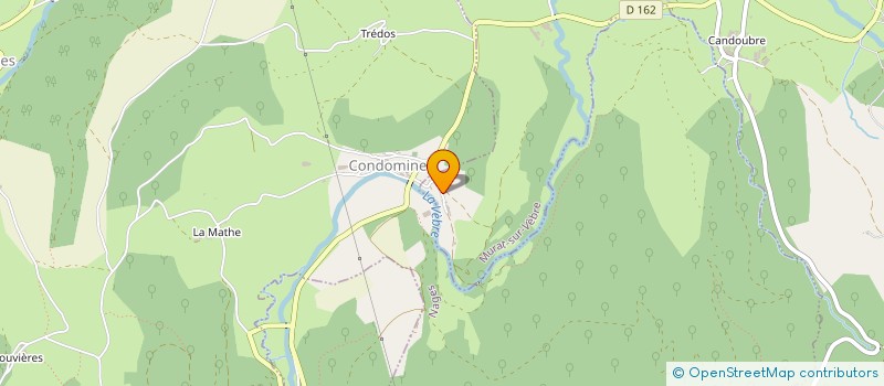 localisation de l'entreprise MADAME JOCELYNE BORRAS  MURAT-SUR-VEBRE