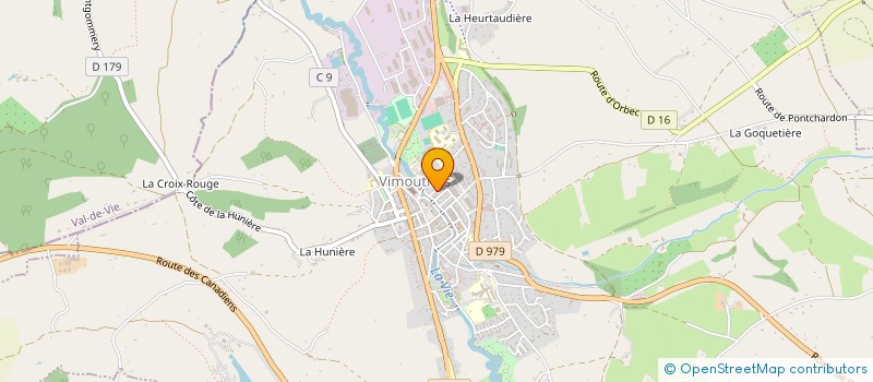 localisation de l'entreprise MADAME JOCELYNE BOSCHER à VIMOUTIERS