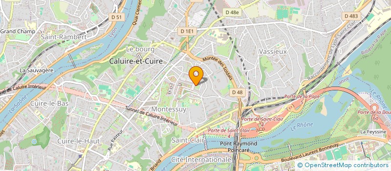 localisation de l'entreprise MADAME JOCELYNE BOUCHET  CALUIRE-ET-CUIRE