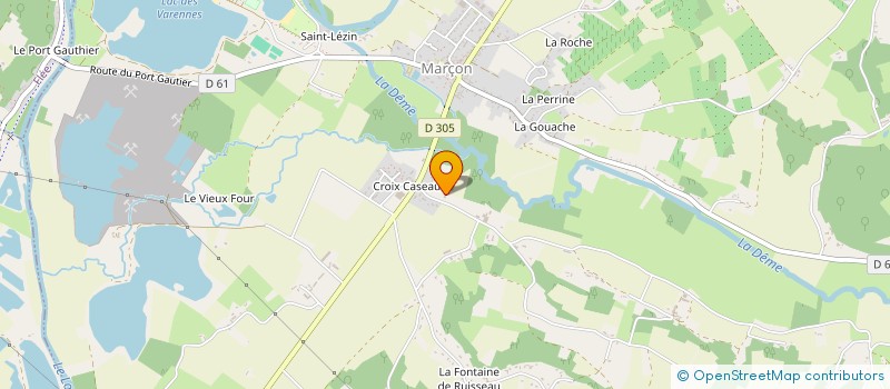 localisation de l'entreprise MADAME JOCELYNE BOULIN  MARCON