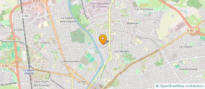 localisation de l'entreprise MADAME JOCELYNE BOUREAU à COULAINES