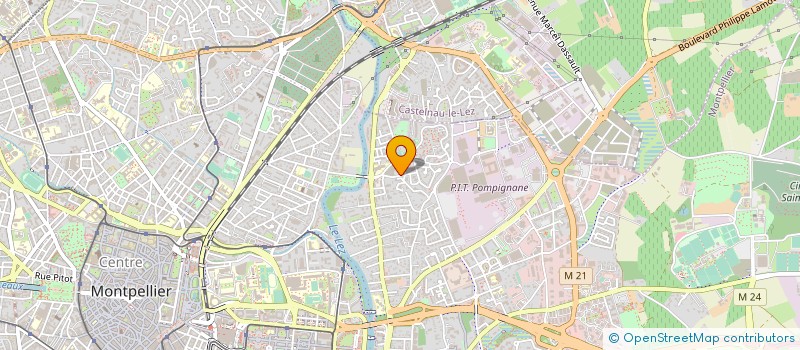 localisation de l'entreprise MADAME JOCELYNE BOURGEOIS à MONTPELLIER