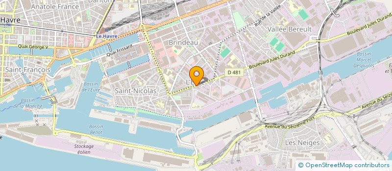 localisation de l'entreprise MADAME JOCELYNE BOWEN  LE HAVRE