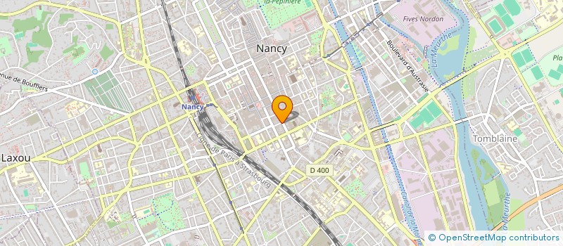 localisation de l'entreprise MADAME JOCELYNE BRAND à NANCY