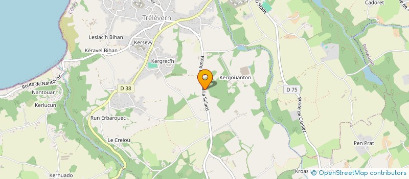 localisation de l'entreprise MADAME JOCELYNE BRIGANT  TRELEVERN