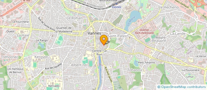 localisation de l'entreprise MADAME JOCELYNE BROUXEL à VANNES