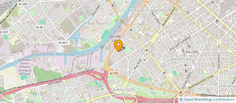 localisation de l'entreprise MADAME JOCELYNE BUFFE à LILLE