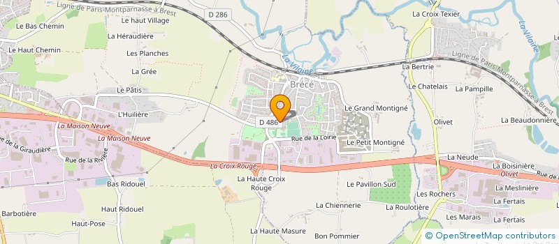 localisation de l'entreprise MADAME JOCELYNE BUY  BRECE