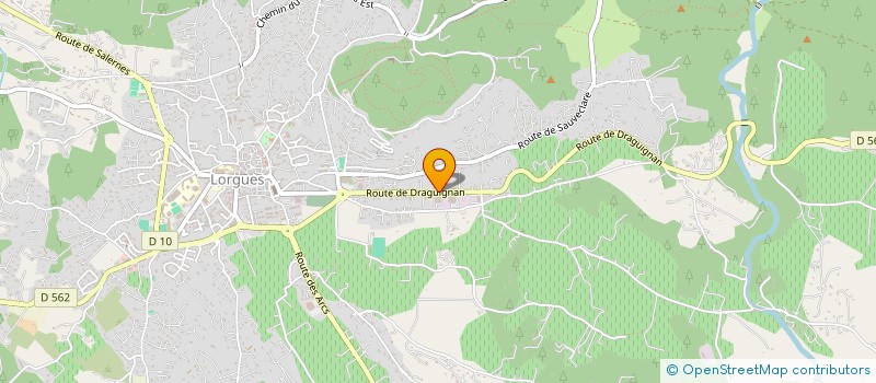 localisation de l'entreprise MADAME JOCELYNE CABECAS  LORGUES