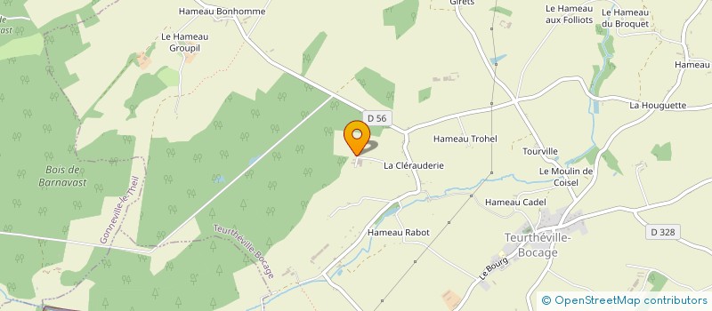 localisation de l'entreprise MADAME JOCELYNE CAILLOT à TEURTHEVILLE-BOCAGE