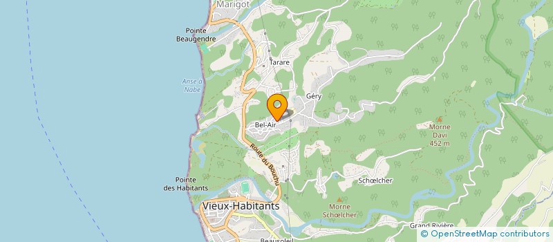 localisation de l'entreprise MADAME JOCELYNE CALIMIA à VIEUX-HABITANTS