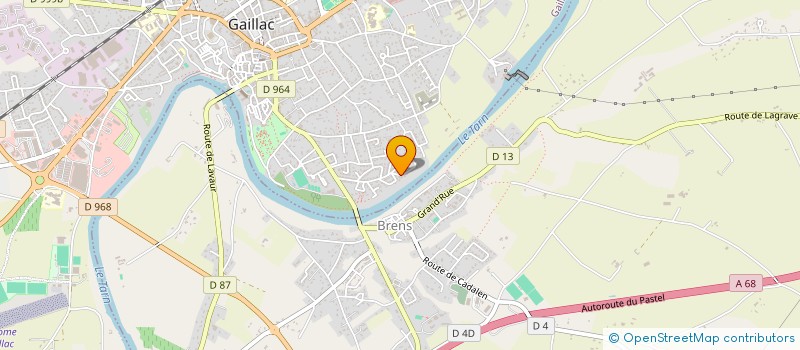 localisation de l'entreprise MADAME JOCELYNE CALLEJA à GAILLAC