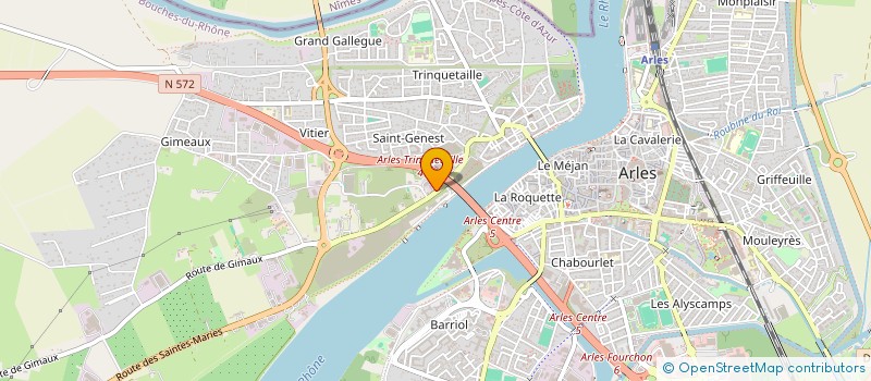 localisation de l'entreprise MADAME JOCELYNE CARLHAN  ARLES