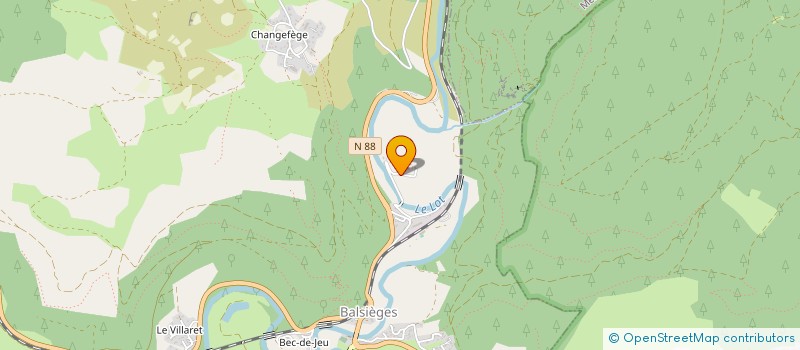 localisation de l'entreprise MADAME JOCELYNE CARPENTIER  LANUEJOLS