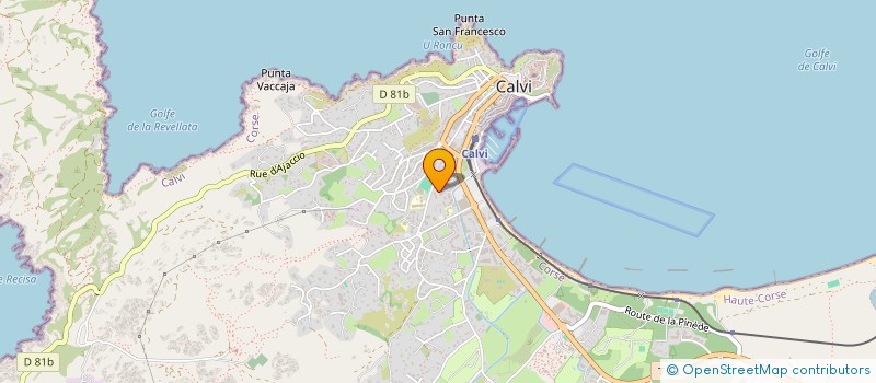 localisation de l'entreprise MADAME JOCELYNE CASSE  CALVI