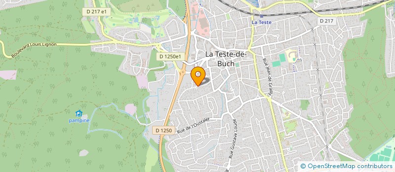 localisation de l'entreprise MADAME JOCELYNE CAVALIER à LA TESTE-DE-BUCH