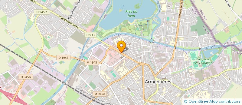 localisation de l'entreprise MADAME JOCELYNE CEROUTER  ARMENTIERES