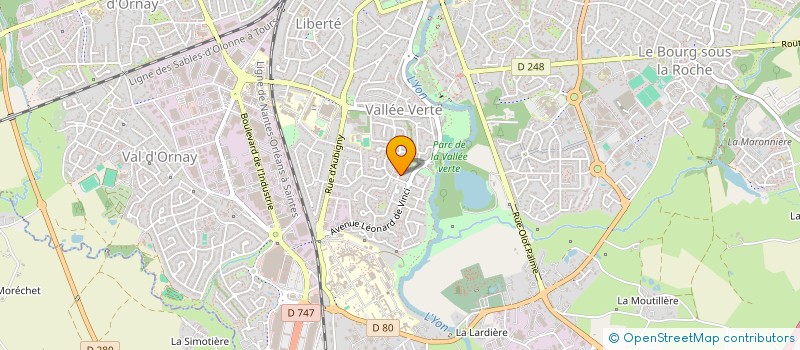 localisation de l'entreprise MADAME JOCELYNE CHAPPE  LA ROCHE-SUR-YON