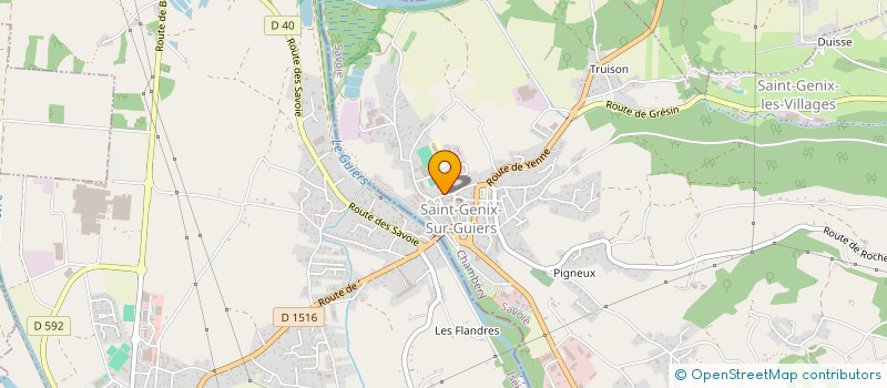 localisation de l'entreprise MADAME JOCELYNE CHARBON  SAINT-GENIX-LES-VILLAGES