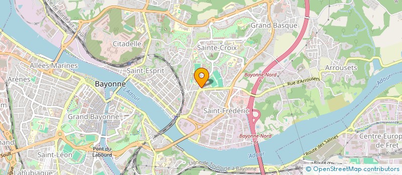 localisation de l'entreprise MADAME JOCELYNE CHARO  BAYONNE