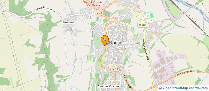 localisation de l'entreprise MADAME JOCELYNE CIERZNIAK à LANGRES