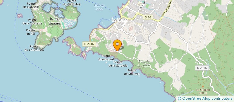 localisation de l'entreprise MADAME JOCELYNE CLEMENT  SIX-FOURS-LES-PLAGES