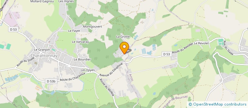 localisation de l'entreprise MADAME JOCELYNE COCAT  CHARANTONNAY