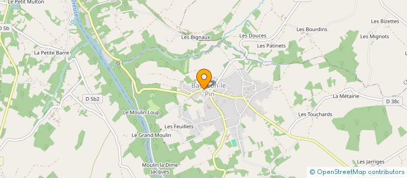 localisation de l'entreprise MADAME JOCELYNE COQUELET à BADECON-LE-PIN