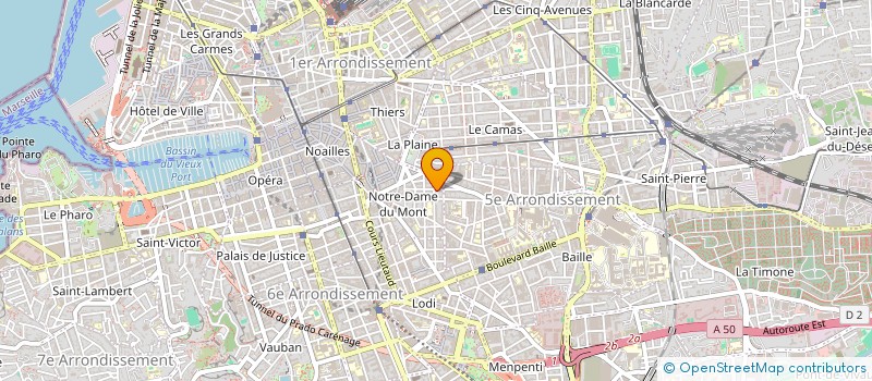 localisation de l'entreprise MADAME JOCELYNE CORNAND à MARSEILLE