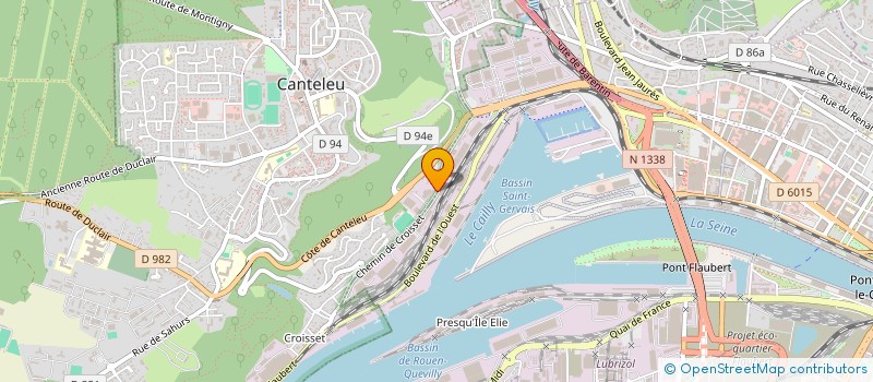 localisation de l'entreprise MADAME JOCELYNE COUDRAY  CANTELEU