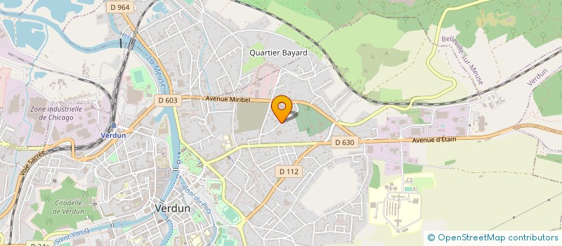 localisation de l'entreprise MADAME JOCELYNE COULMY à VERDUN