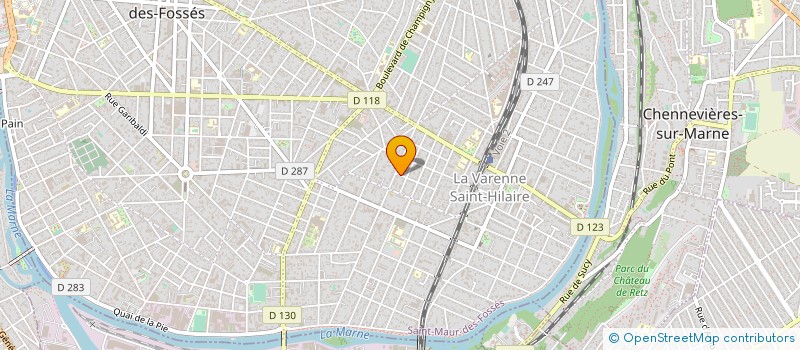 localisation de l'entreprise MADAME JOCELYNE COUTURE  SAINT-MAUR-DES-FOSSES