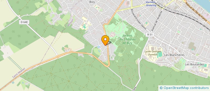 localisation de l'entreprise MADAME JOCELYNE CRAVILLY SAINT MARIN  VERNON