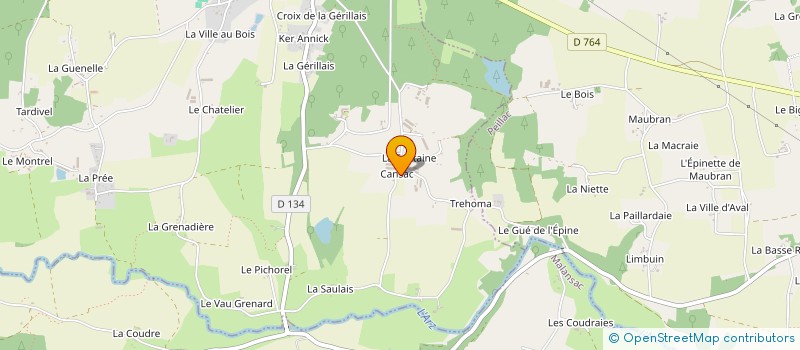 localisation de l'entreprise MADAME JOCELYNE DANIEL  SAINT-GRAVE